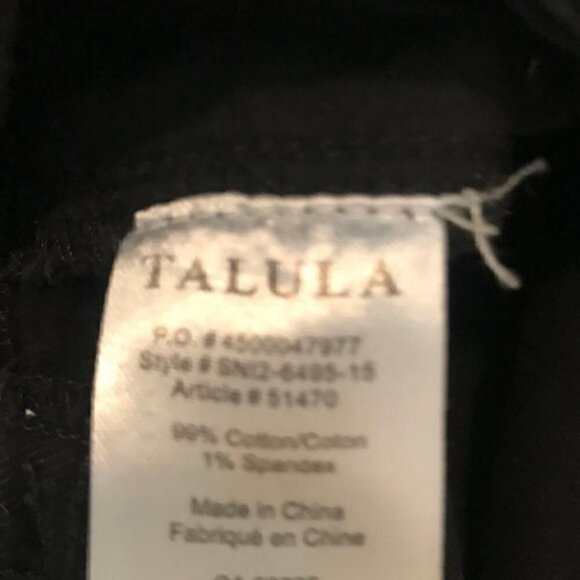 TALULA  Black Jean Cut off Shorts Size 29 - Picture 5 of 5